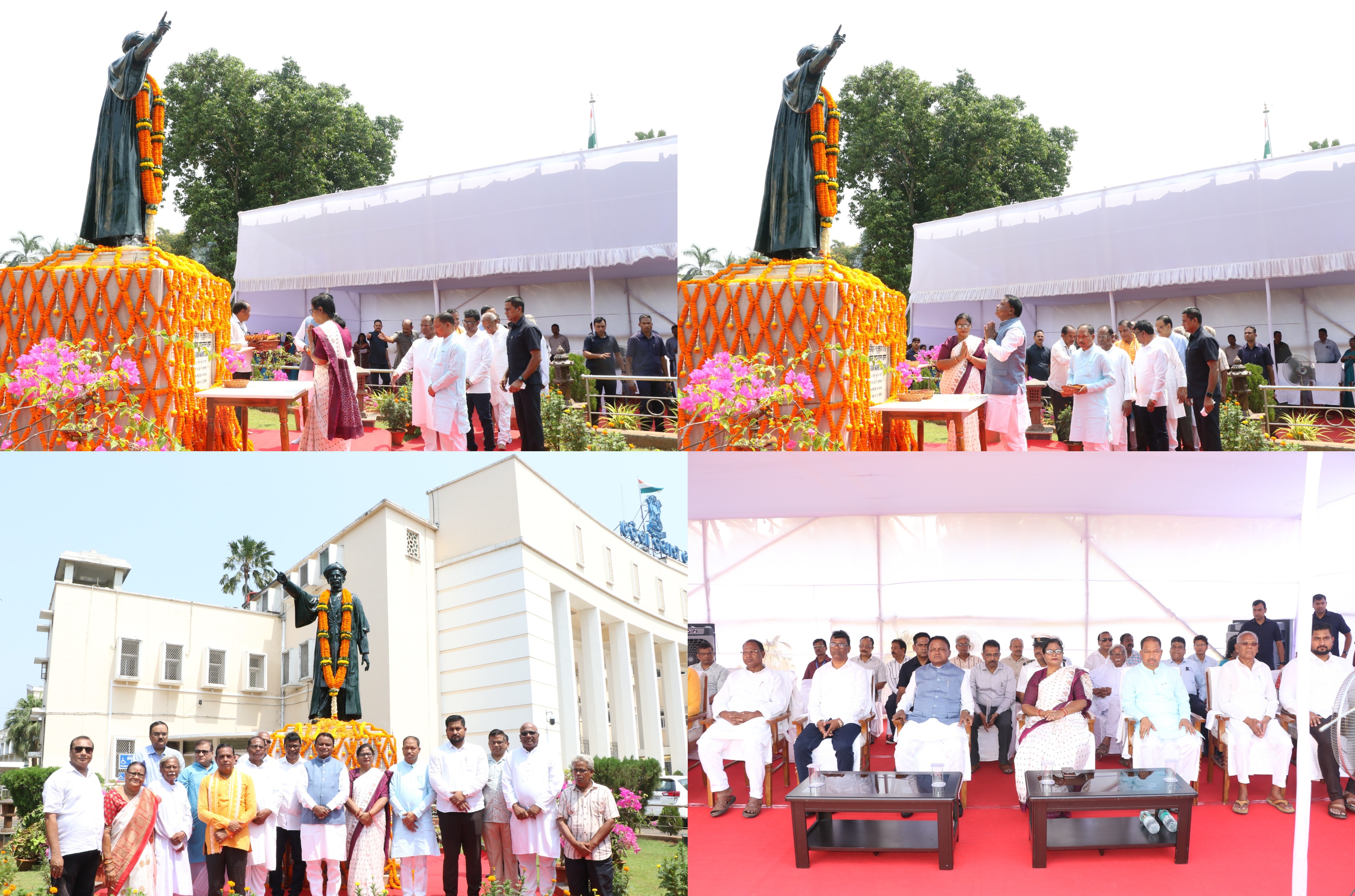 Floral Tribute on the 177th Birth Anniversary of Utkal Gourav Madhusud...